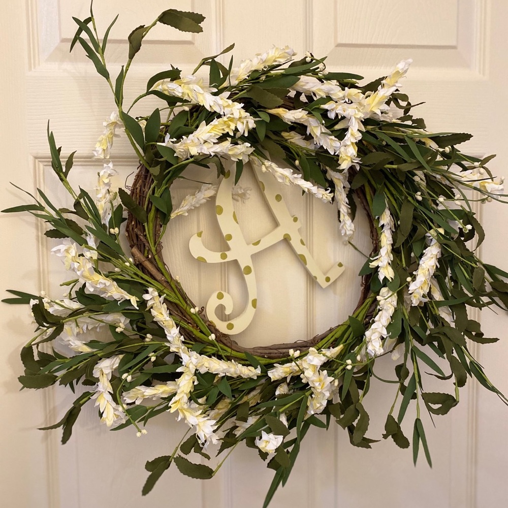 Boho Letter wreath
